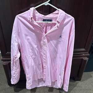 Pink Polo button up